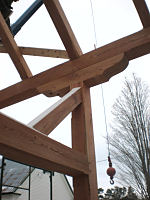 Timber frame detail
