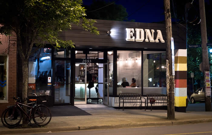 Front View of Edna Restaurant