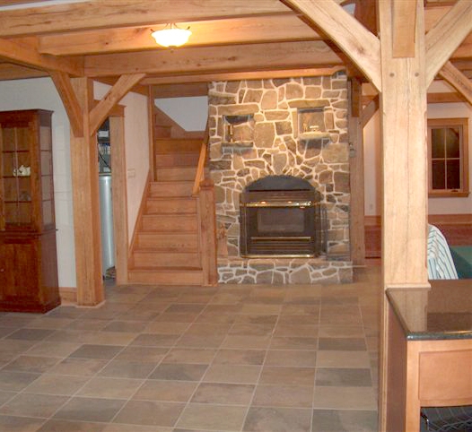 great room of timber frame
