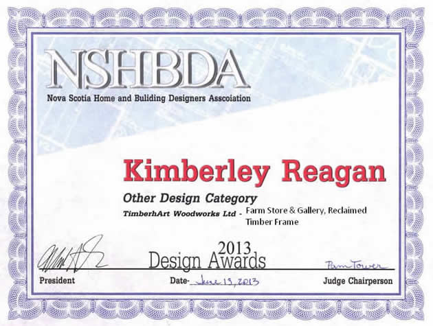 2013 Design Award for TimberhArt